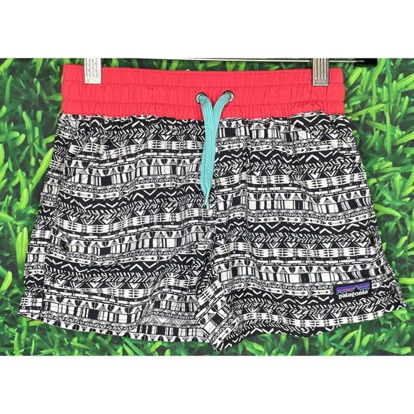 Patagonia Little Boys Small Swim Shorts Trunks Unlined Drawstring Pockets